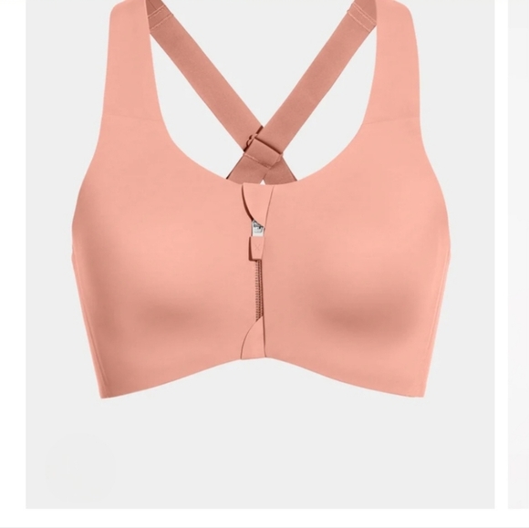 Knix Catalyst Bra Front Zip Pink Ginger Adjustable Size 2 36A - Picture 11 of 11